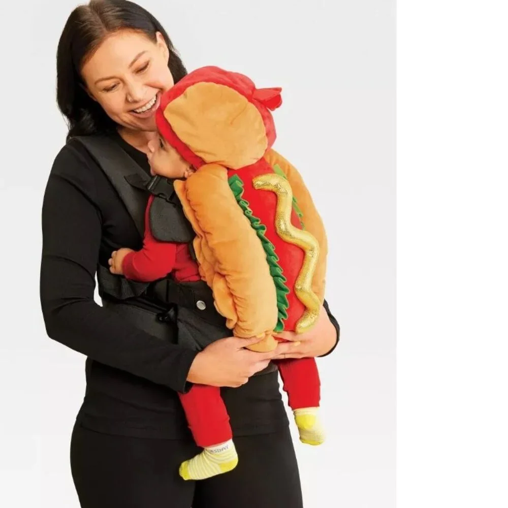 Hotdog Cover & Hat Plush 2 Pc Halloween Costume 6-24 mths